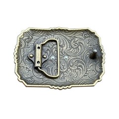 Cross & Prayer Belt Buckle Western Men&rsquo;s Vintage Style Floral Cowboy Rodeo Wear