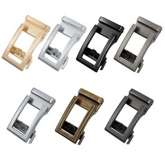 Men Alloy Automatic Buckle Casual Ratchet Belt Buckle for 3.3-3.5cm Wide belt