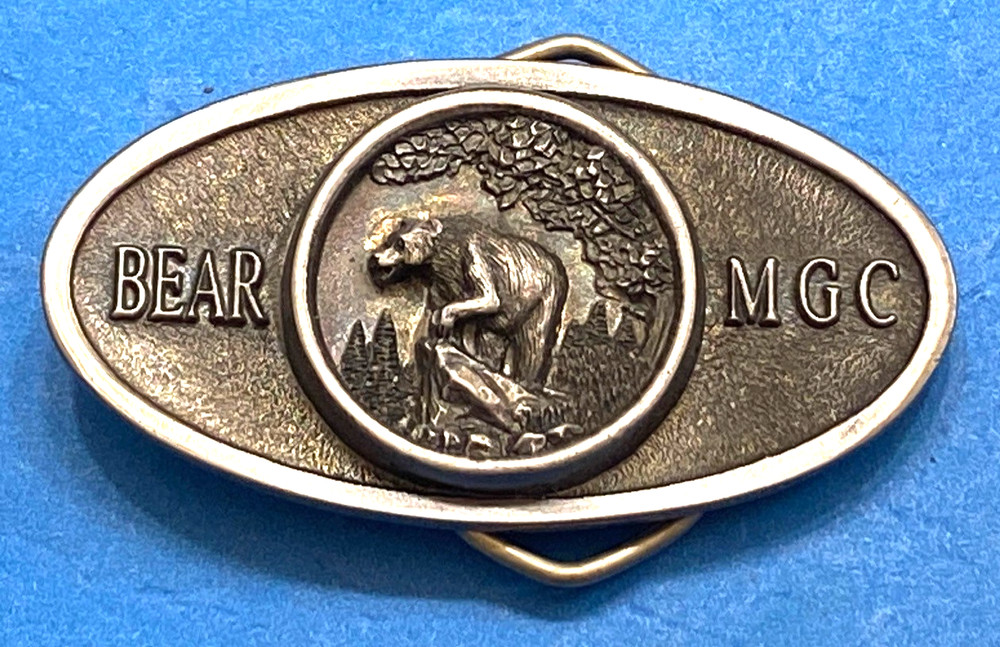 Vintage BEAR MGC Bear & Son Cutlery Pocket Knives Knife Belt Buckle