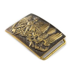 Brass belt buckle Snake Wranglers, Eagle and falcon, Poland eagle, Birds of prey