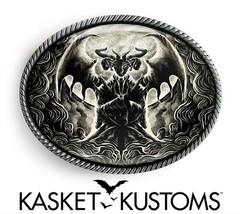 Baphomet Belt Buckle – Satanic Gothic Occult Witchcraft Belt Buckle – 917-2
