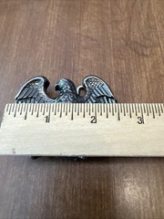 Vintage 80s AVON Perched Eagle Patriotic Metal Belt Buckle 🇺🇸 250 Years EUC