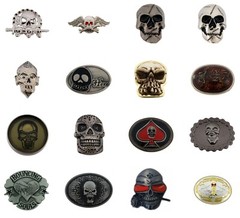 skull skeleton antiqued vintage metal mens belt buckle halloween women costume