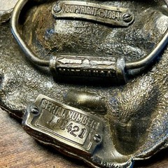 American Buckle Co Belt Buckle Unisex OS Green 1984 Vintage Knight Dragon J1421