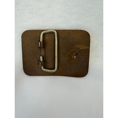 Vintage COOP Gaucho Best Deal In Wire Brass Belt Buckle Western Farm Advertising