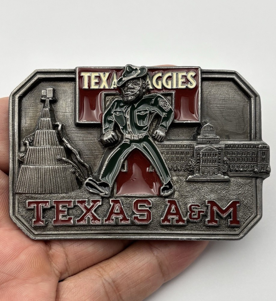 Texas A&M University Rare Aggies Limited Edition No. 183 Belt Buckle Siskiyou
