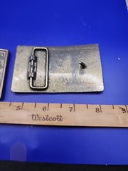 Vintage Belt Buckles Colt Revolvers & 1970s BUDWEISER Lager Beer – Brass Buckles