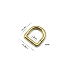 Premium D Loop Seamless D Ring 16mm Bag lot