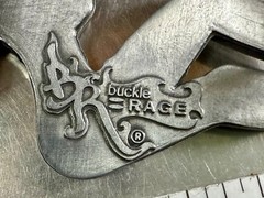 Sexy Woman Silhouette Mud Flap Girl Trucker Chick Belt Buckle By Buckle Rage