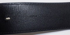 Louis Vuitton Pre-Owned Python Leather Crest Buckle