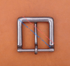 Quality Heavy Sturdy Antique Square Prong Single Pin Buckle For 43mm Belt strap