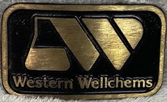 DynaBuckle Western Wellchems Belt Buckle 3.5&Prime; x 2&Prime; for 1.75&Prime; Belt