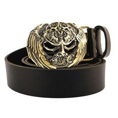 Brass belt buckle Yggdrasil, Scandinavian Nordic Celtic Norse mythology