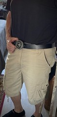 “Exposure 8:15” Belt Buckle Camera Lens Watch Industrial Art OOAK Darren McNeese