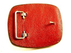 Western Rodeo Style Leather w/ Cross Belt Buckle