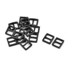 Schoolbag Webbing Plastic Adjustable Buckle 10mm Strap Width 15pcs