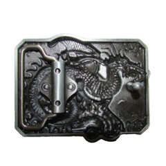 Red Dragon Punk Belt Buckle