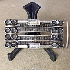 Brent Williams 2004 Double Grille Belt Buckle ~Z53~