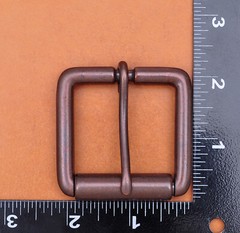 High Quaility Antique Copper Square Prong Pin Roller Belt Buckle for 40mm Belts