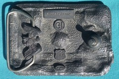 CARPENTER BELT BUCKLE C+J INC 1994 HAMMER SCREWDRIVER