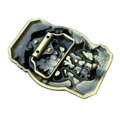 Chinese Relief Dragon Pattern Buckle Belt DIY Components Heavy Rock Buckle