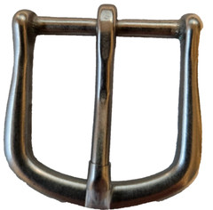 Solid Brass Belt Buckle – 1.25&Prime;- Nickel Matte Finish