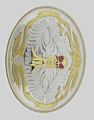 Skull Belt Buckles Gold Silver Metal Western Cowboy Cowgirl Rodeo Style Skeleton