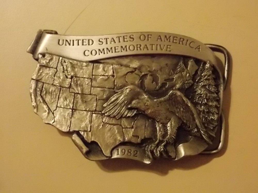 1982 Arroyo Grande limited edition USA Commemorative Belt Buckle