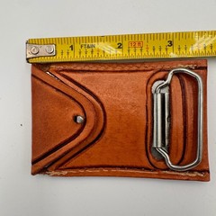 Vintage Hand Tooled Leather Belt Buckle Monogram Initial S Western Floral Tan