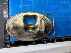 Creepy Skull Cross Bones Cosplay Gothic Punk Belt Buckle with Bottle Opener
