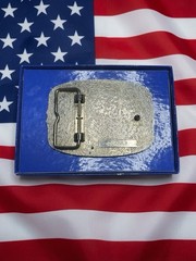 International Monetary Mint Ltd Ed American Eagle Silver/24K Gold Belt Buckle