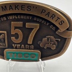 TISCO 57 Years Belt Buckle Series V Limited Edition #779 Vintage Farming