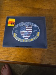 Operation Desert Storm Jan 16 1991 Metal Belt Buckle Eagle Jets American Flag