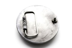 Men Silver Metal Halloween Biker Belt Buckle Skeleton Skulls Gothic Punk Green