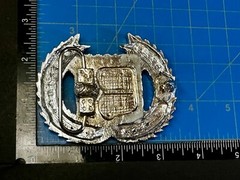 Cadillac Style Crown & Leaf Symbol Silver Tone Cutout Belt Buckle – 2002 Mobtown