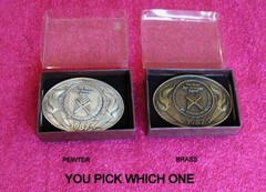 1987 (Tenth Pan American Games) BELT BUCKLE(s) Exc IOB (Pewter or Brass U Pick)