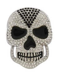 Silver Metal Skull Belt Buckle Halloween Party Costume Gift Fashion Rhinestones