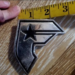 Famous Stars & Straps Silver Metal F Star Logo Belt Buckle
