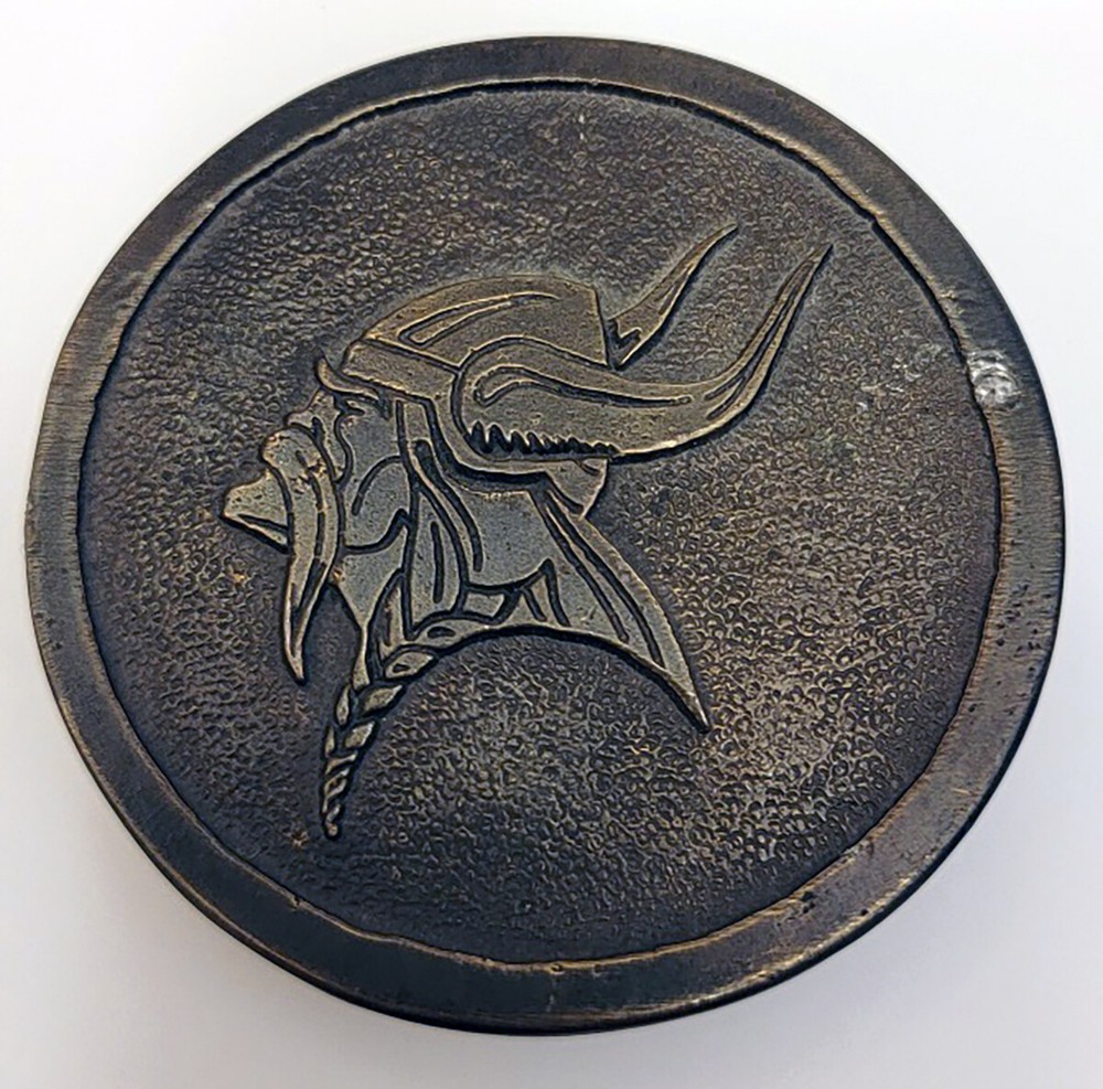 Viking Brass Vintage Belt Buckle – James Lind 1973 – Made in U.S.A.