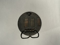 UnitedGun Owners of America Round Metal Clip Belt Buckle Logo