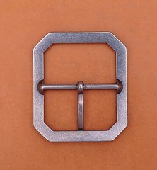 Mens Rectangle Heavy Duty Strong Retro Center Bar Pin Belt Buckle Fit 40mm Strap