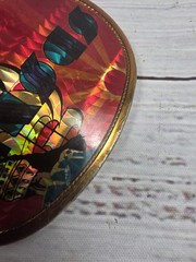 1977 Kansas Rock Pacifica Oval Belt Buckle Vintage Sailing Ship Sunset Design