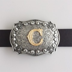 Western Initial Letter C Belt Buckle Gurtelschnalle also Stock in US