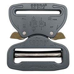 AustriAlpin Cobra Buckle PRO STYLE 9kN – FY45EVF-XL – Wolf Grey Buckle, 45mm