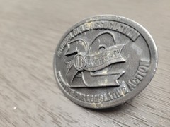 NRA BELT BUCKLE 20th ANNIVERSARY NATIONAL RIFLE ASSOCIATION INSTITUTE FOR ACTION