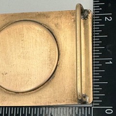 Vintage Liberty Bell Bicentennial 1776-1976 Brass Tone Belt Buckle Americana