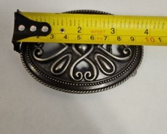 FLORAL ORNAMENTAL ART FASHION DESIGN BELT BUCKLE