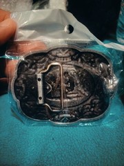 Belt Buckle Rodeo kneeling cross western belt buckle
