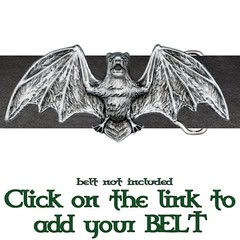 Vampire Bat Metal Belt Buckle Biker UK Bats Gothic Goth