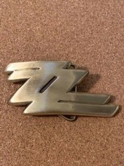 ZZ Top Belt Buckle Key Chain Metal Strong Sturdy Brass